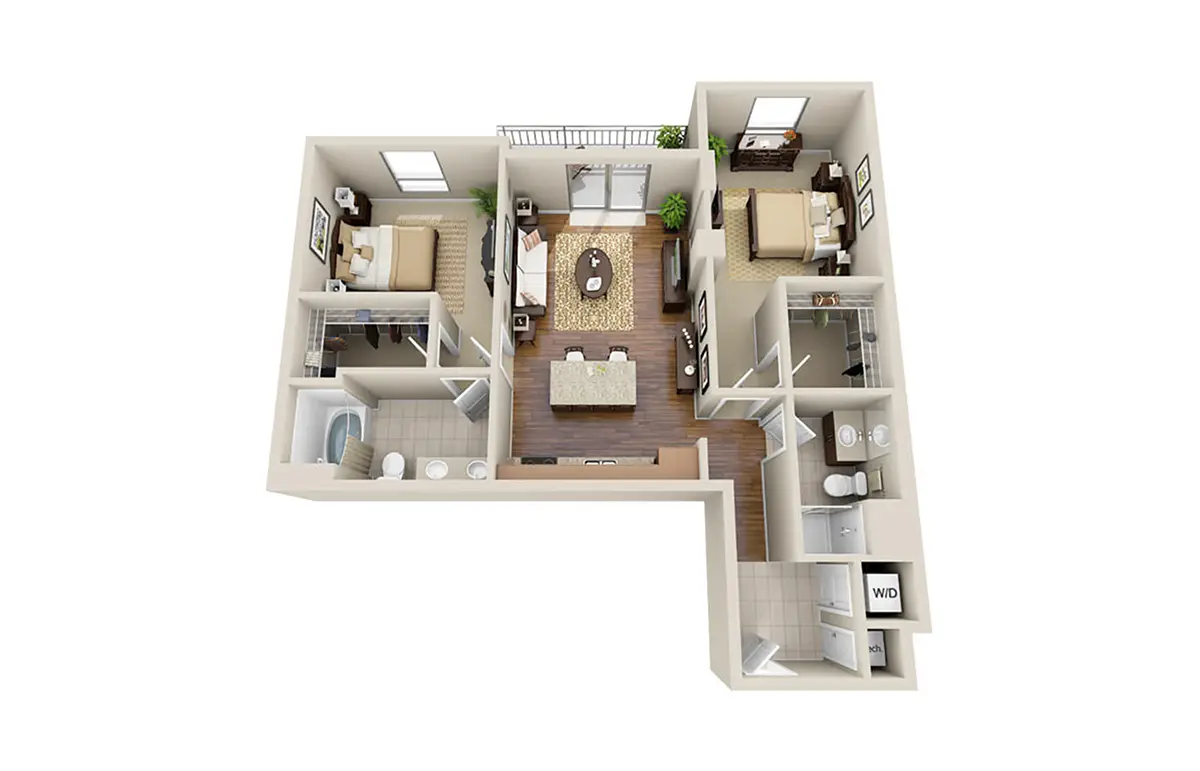 M5250 Houston Apartments FloorPlan 13
