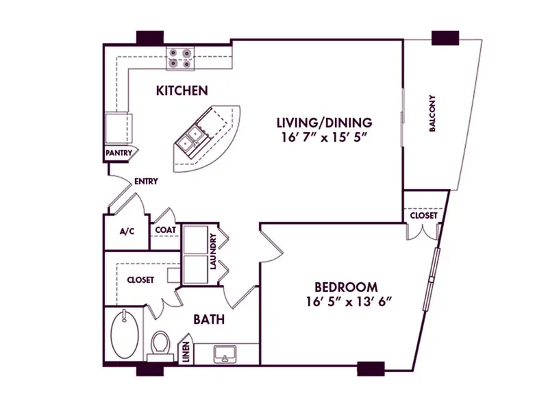 Memorial Hills Houston Apartments FloorPlan 17