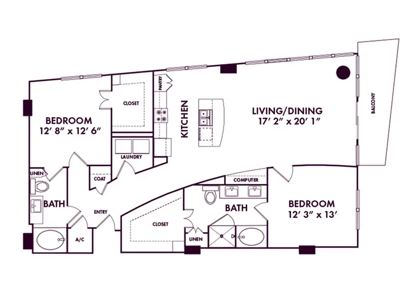 Memorial Hills Houston Apartments FloorPlan 36