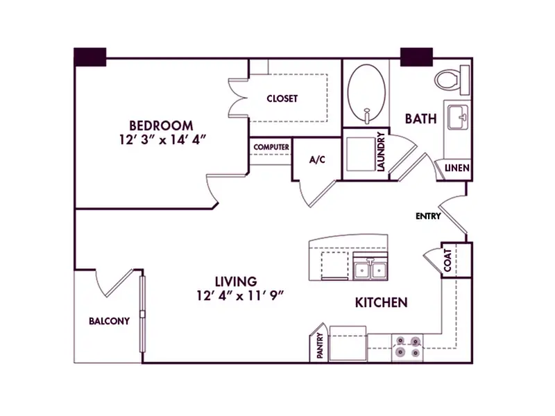 Memorial Hills Houston Apartments FloorPlan 6