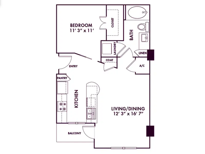 Memorial Hills Houston Apartments FloorPlan 9