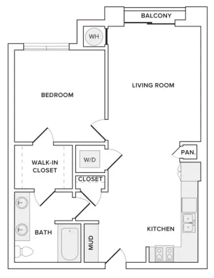 Modera Washington Houston Apartments FloorPlan 5