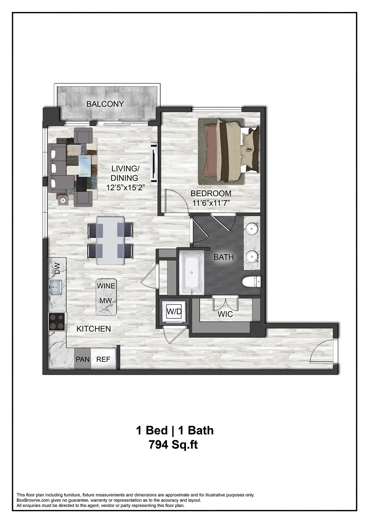 Montrose at Buffalo Bayou Houston Apartments FloorPlan 7