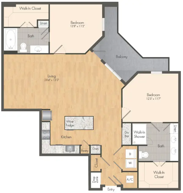 Novel River Oaks Houston Apartments FloorPlan 11