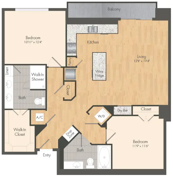 Novel River Oaks Houston Apartments FloorPlan 13