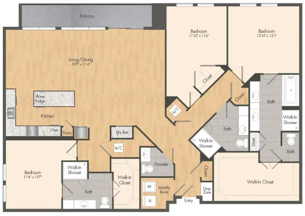 Novel River Oaks Houston Apartments FloorPlan 18