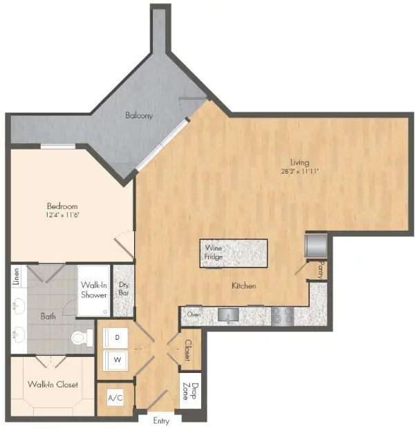 Novel River Oaks Houston Apartments FloorPlan 3