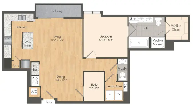 Novel River Oaks Houston Apartments FloorPlan 4