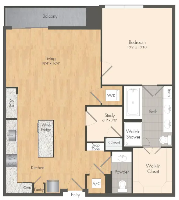 Novel River Oaks Houston Apartments FloorPlan 5
