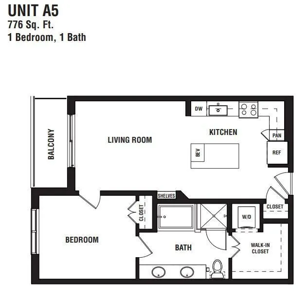 Pearl Rosemont Houston Apartments FloorPlan 10