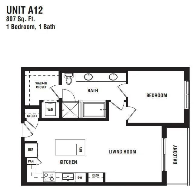 Pearl Rosemont Houston Apartments FloorPlan 11