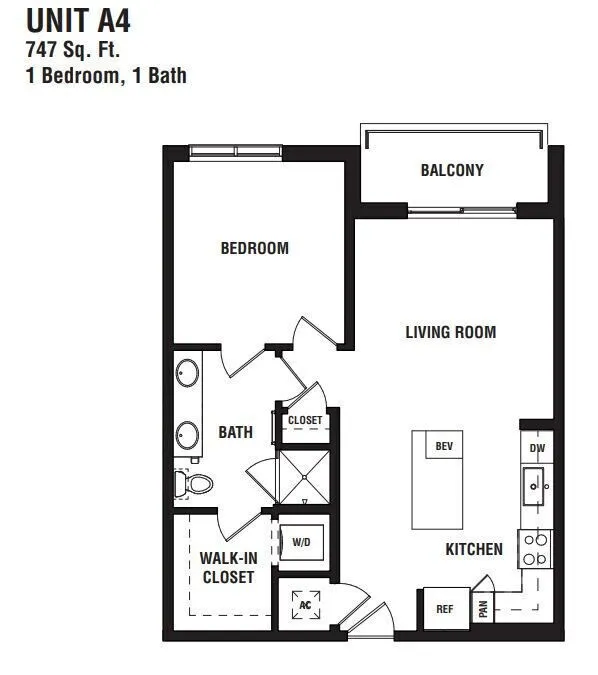 Pearl Rosemont Houston Apartments FloorPlan 15