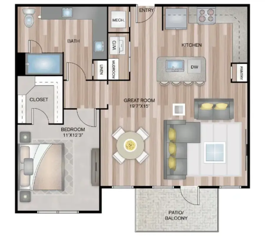 Reserve at Baybrook Houston Apartments FloorPlan 5