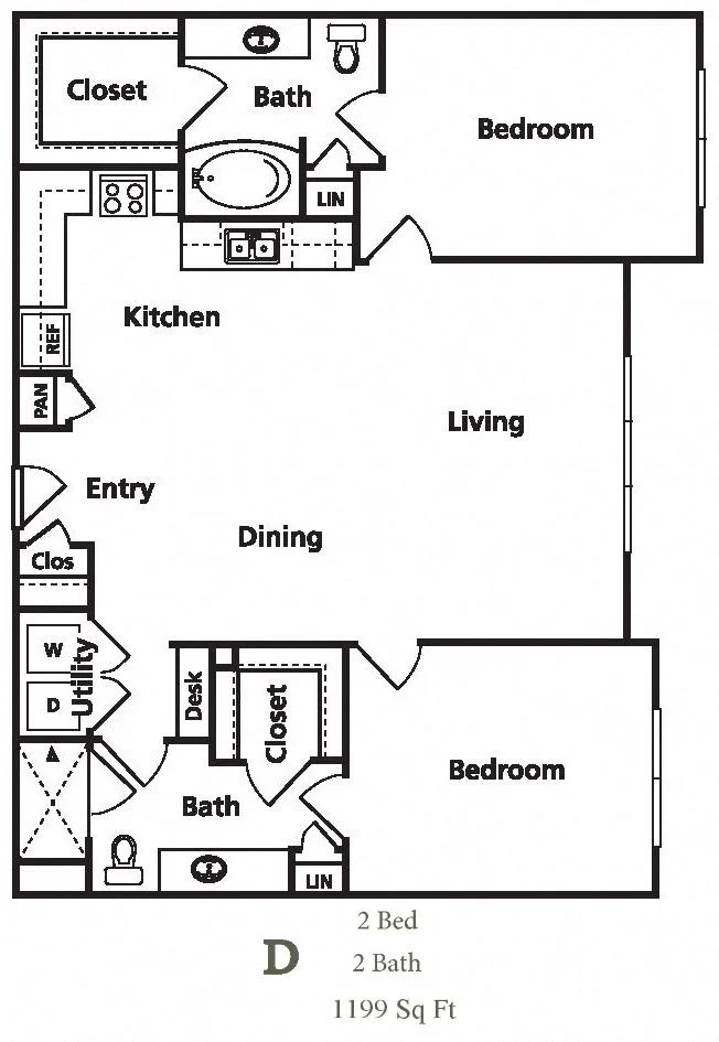 Sawyer Heights Lofts Houston Apartments FloorPlan 16
