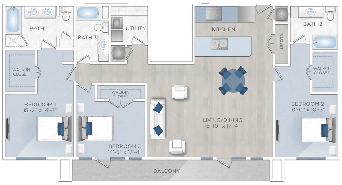 Telfair Lofts Apartments FloorPlan 15