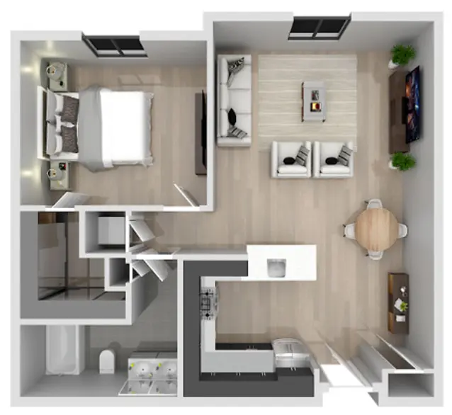 The Briar Houston Apartment Floorplan 2