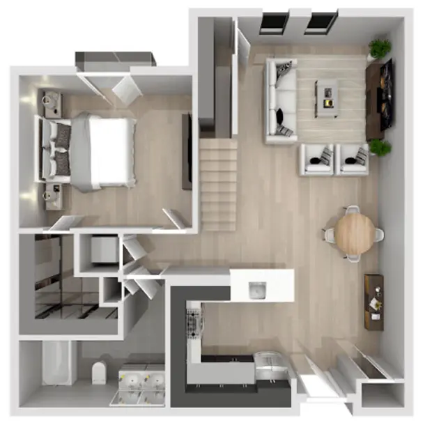 The Briar Houston Apartment Floorplan 3