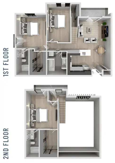 The Briar Houston Apartment Floorplan 5