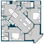 The Carter Houston Apartment FloorPlan 11
