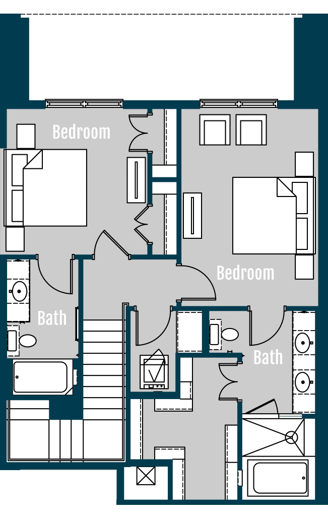 The Carter Houston Apartment FloorPlan 18