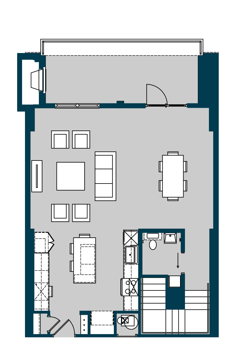 The Carter Houston Apartment FloorPlan 19