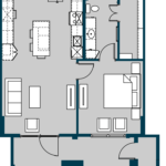 The Carter Houston Apartment FloorPlan 2
