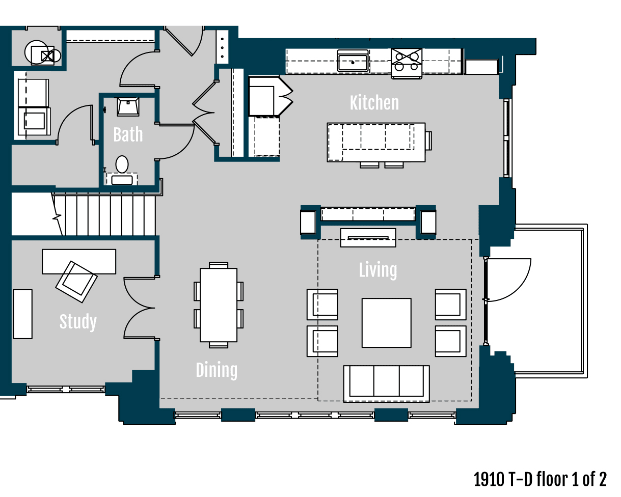 The Carter Houston Apartment FloorPlan 23