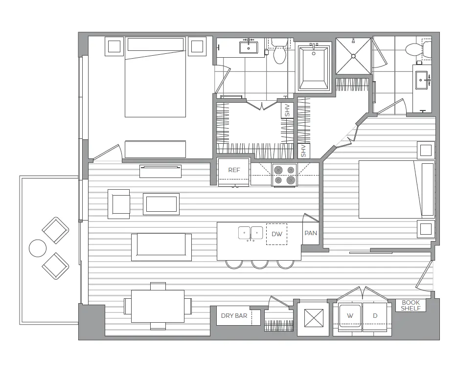 The Driscoll at River Oaks Houston Apartments FloorPlan 10