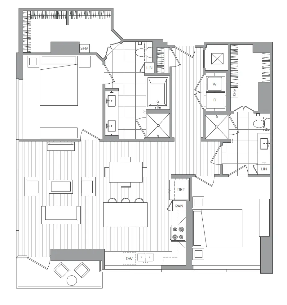 The Driscoll at River Oaks Houston Apartments FloorPlan 12