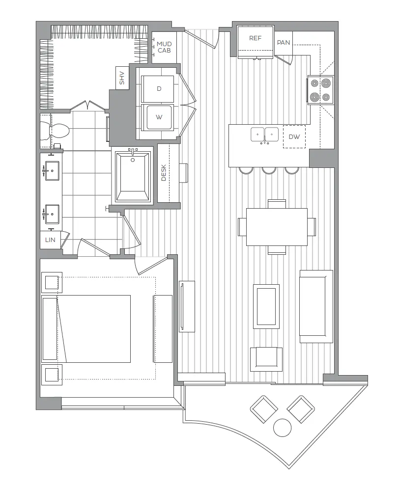 The Driscoll at River Oaks Houston Apartments FloorPlan 4