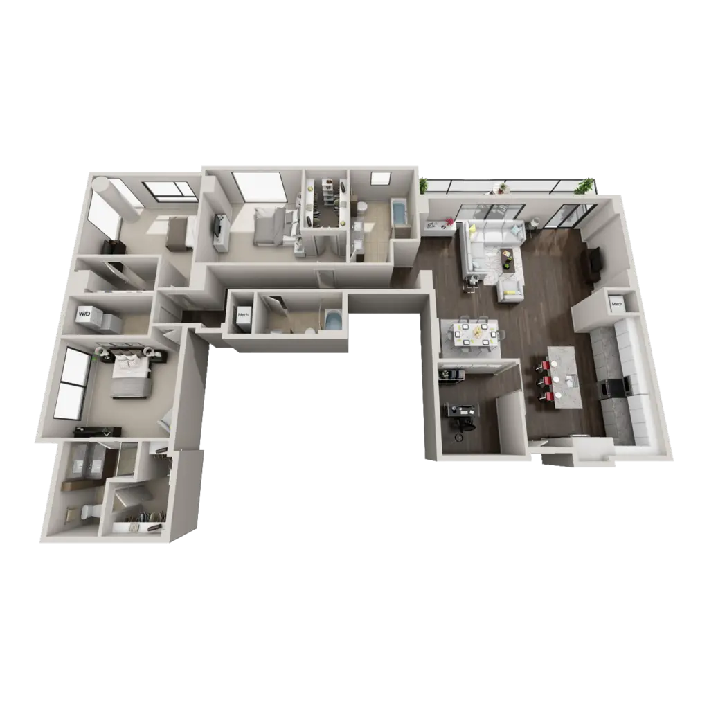 The Hayworth Houston Apartments FloorPlan 23