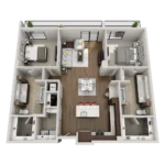 The Hayworth Houston Apartments FloorPlan 9