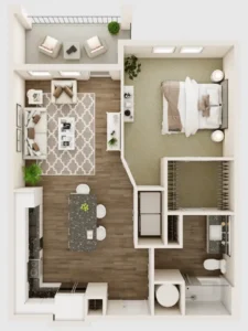 The Livano Kemah Houston Apartments FloorPlan 2