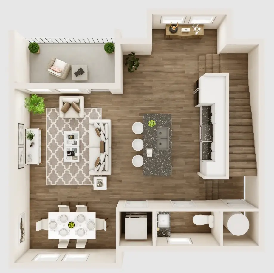 The Livano Kemah Houston Apartments FloorPlan 6