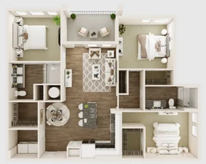 The Livano Kemah Houston Apartments FloorPlan 7