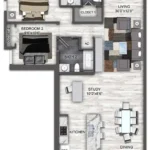 The Lofts at CityCentre Houston Apartments FloorPlan 15