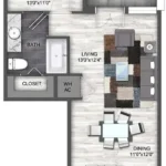 The Lofts at CityCentre Houston Apartments FloorPlan 2