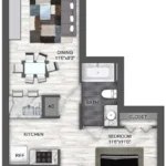 The Lofts at CityCentre Houston Apartments FloorPlan 6