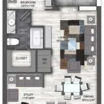 The Lofts at CityCentre Houston Apartments FloorPlan 7