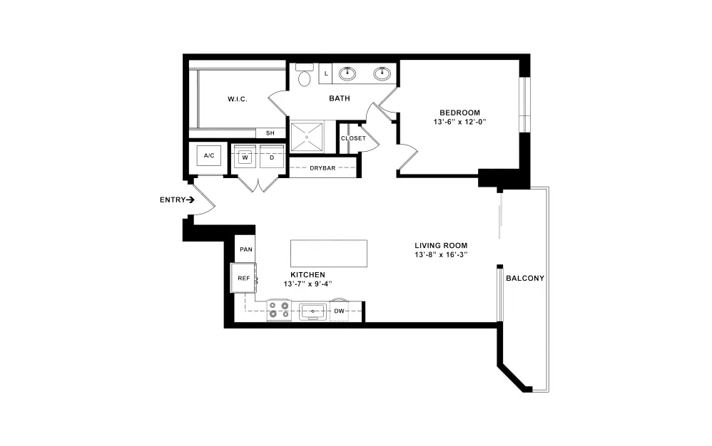 The Mckinley Houston Apartments FloorPlan 10