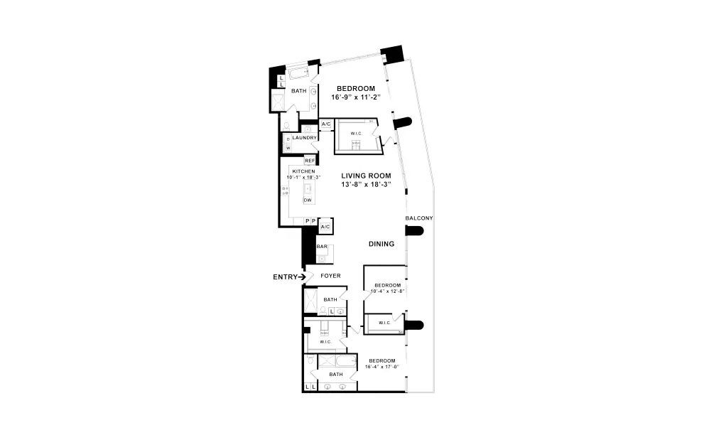 The Mckinley Houston Apartments FloorPlan 30