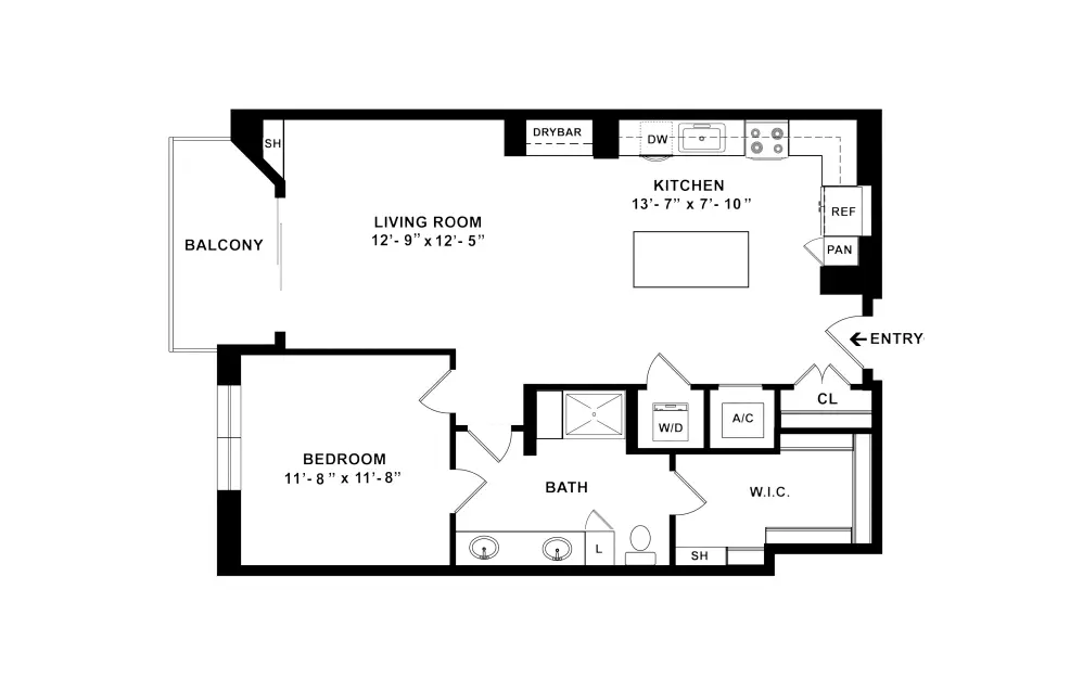 The Mckinley Houston Apartments FloorPlan 6