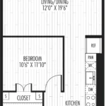 The Residences at La Colombe d’Or Houston Apartments FloorPlan 1