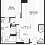 The Residences at La Colombe d’Or Houston Apartments FloorPlan 4