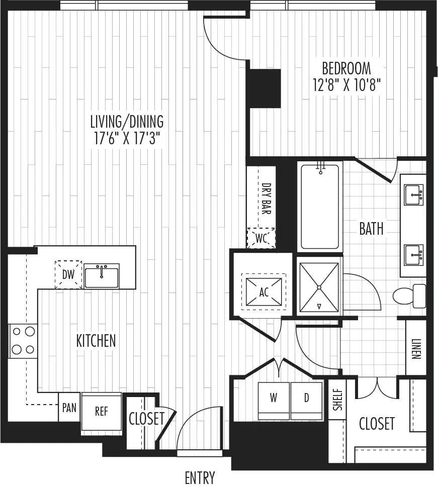 The Residences at La Colombe d’Or Houston Apartments FloorPlan 5