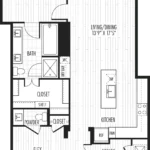 The Residences at La Colombe d’Or Houston Apartments FloorPlan 6