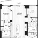 The Residences at La Colombe d’Or Houston Apartments FloorPlan 9