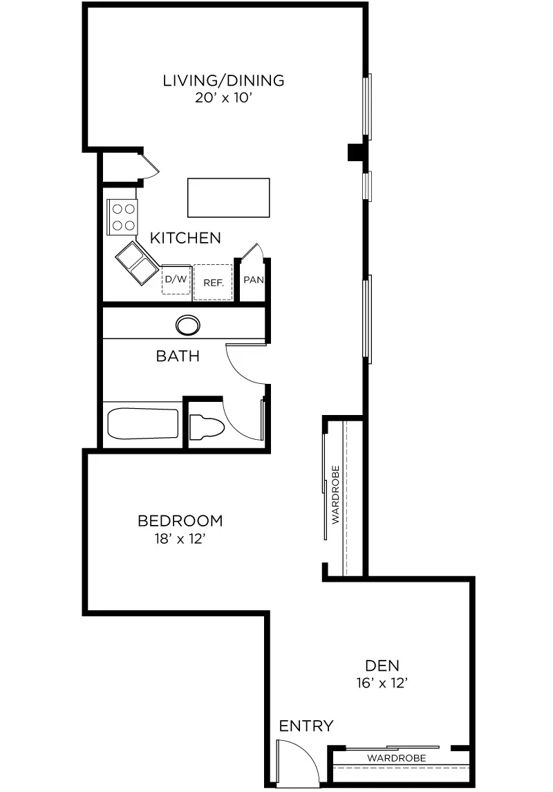 The Rice Houston Loft Floorplan 10