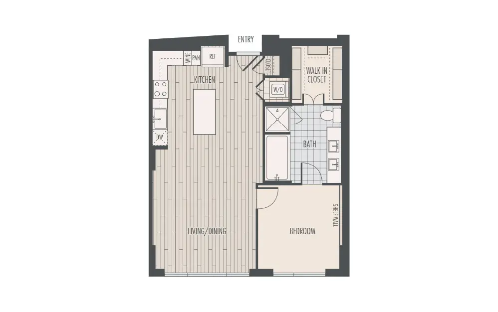 The Southmore Houston Apartments FloorPlan 2