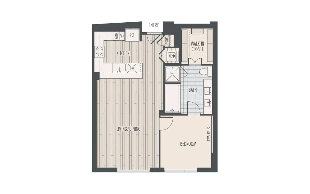 The Southmore Houston Apartments FloorPlan 3